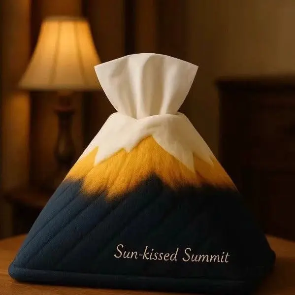 日照金山山峰浪漫紙巾盒 thumbnail