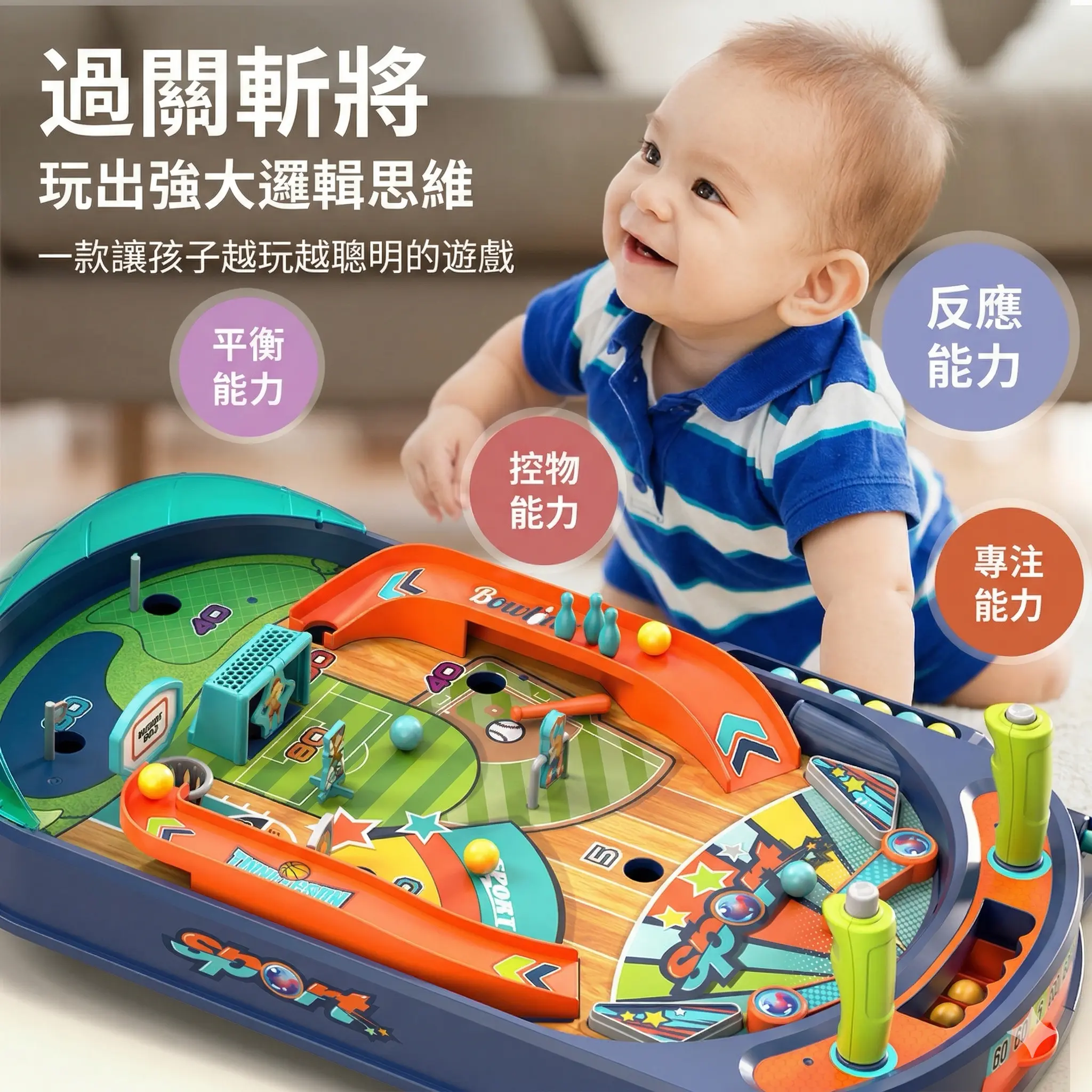 彈珠台兒童益智玩具 thumbnail