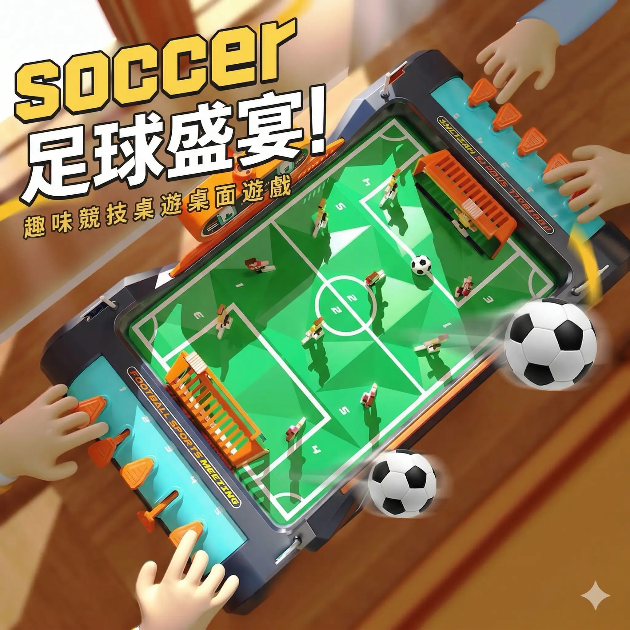 桌上足球雙人對戰